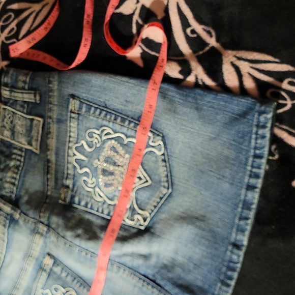 WAS $25  Women's MED  Denim MINI Skirt Condition New - Picture 7 of 14